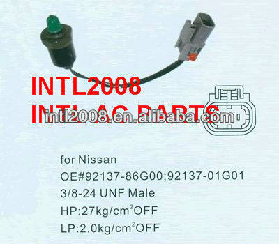 Ac auto interruptor de pressão de ar condicionado sensor de pressão para nissan 92137- 86g00 9213786g00 92137-01 g01 9213701g01