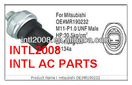 Ar condicionado Auto interruptor de pressão Sensor de pressão para Mitsubishi MR190232