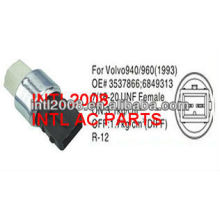 Ar condicionado auto interruptor de pressão do sensor de pressão para a volvo 940/960 93 3537866 6849313