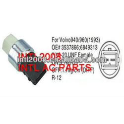 Ar condicionado auto interruptor de pressão do sensor de pressão para a volvo 940/960 93 3537866 6849313