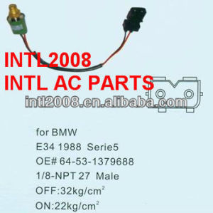 Ac auto um/c interruptor de pressão do sensor para bmw 5 e34 1988 64-53-1379688 64 53 1379688 64531379688