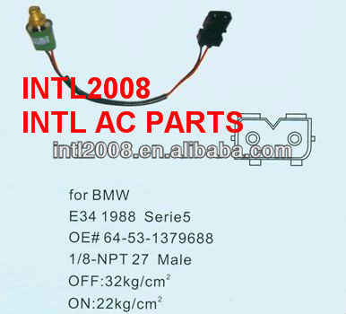 Ac auto um/c interruptor de pressão do sensor para bmw 5 e34 1988 64-53-1379688 64 53 1379688 64531379688