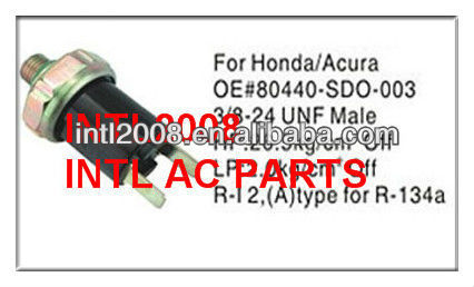 Ar condicionado auto interruptor de pressão do sensor de pressão para honda acura 80440 sdo 003 80440sdo003 80440-sdo-003