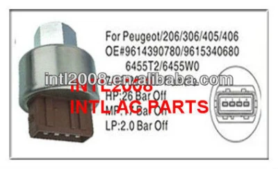 AC pressure switch sensor PEUGEOT 106/205/206/306/405/406 CITROEN BERLINGO DISPATCH SAXO