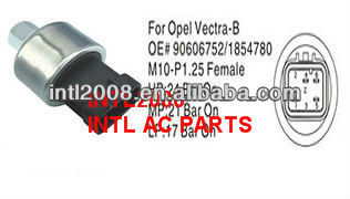 Ar condicionado auto interruptor de pressão do sensor de pressão para opel vectra- 8 90606752/1854780