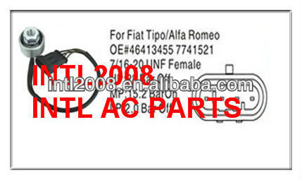 ar condicionado auto interruptor de pressão do sensor de pressão para fiat tipo alfa romeo 46413455 7741521