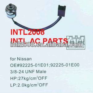 Ar condicionado auto interruptor de pressão do sensor de pressão para nissan estrofe 92225- 01e01 9222501e01 92225- 01e00 9222501e00