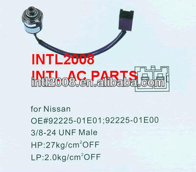 Ar condicionado auto interruptor de pressão do sensor de pressão para nissan estrofe 92225- 01e01 9222501e01 92225- 01e00 9222501e00