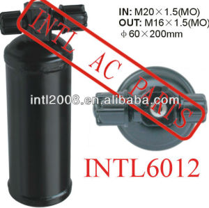 Ar condicionado ac secador do receptor uma/c receptor secador/acumulador em: m20x1.5 fora: m20x1.5( mo) 60x200mm filtro secador
