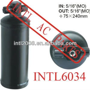 Air conditioning ac Receiver Drier a/c receiver Dryer / Accumulator 75x240mm Filter Drier 5/46