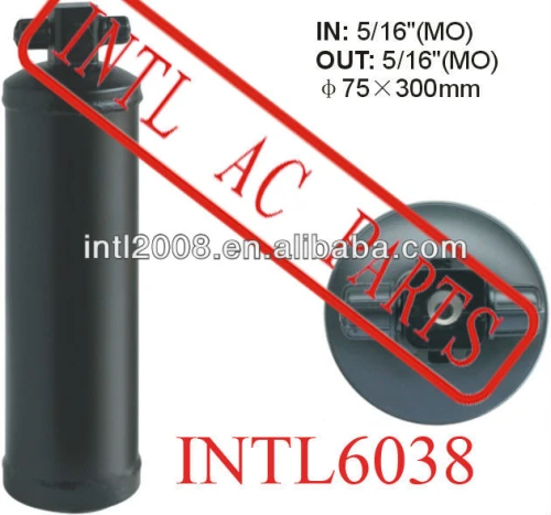 Air conditioning ac Receiver Drier a/c receiver Dryer / Accumulator 75x300mm 5/16" (MO) Filter Drier