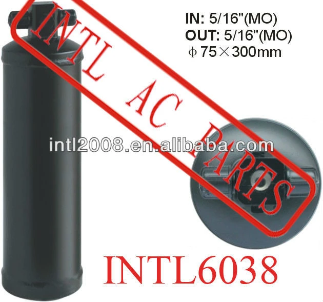 Air conditioning ac Receiver Drier a/c receiver Dryer / Accumulator 75x300mm 5/16" (MO) Filter Drier