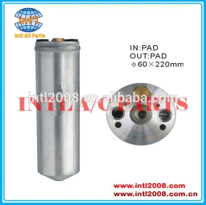 Air conditioning ac Receiver Drier a/c receiver Dryer / Accumulator 60x220mm PAD Filter Drier