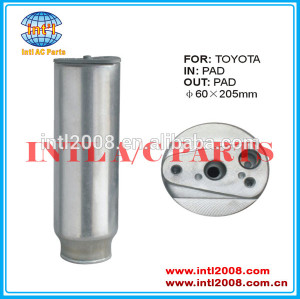 Toyota uma/c receptor secador secador de acumulador para auto ar condicionado 60x205mm