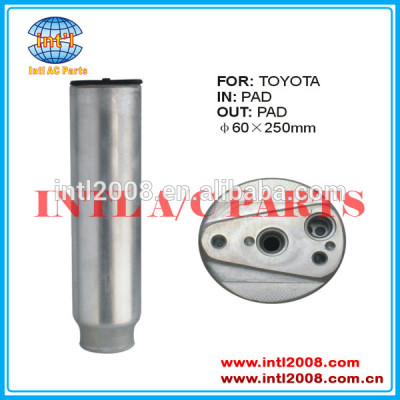Toyota a/c Receiver Drier Dryer Accumulator for auto air conditioning 60X250MM