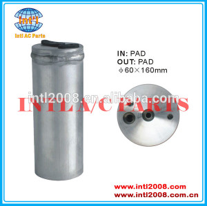Receptor mais seco a / c receptor secador de ar condicionado ac / acumulador 60 x 160 mm filtro secador