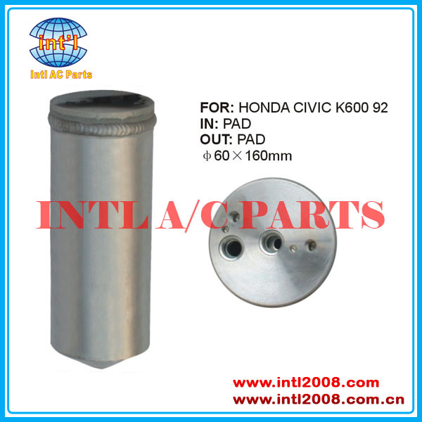 Receiver Drier Dryer a/c Accumulator for Honda Civic K600 1992 auto air conditioning 60X160MM
