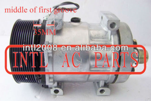 Sd7h15 709 pv10 polia ac compressor sanden 7h15 709 auto um/c compressor sanden709 7h15 marca novo