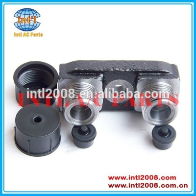 Auto a/c compressor Fitting Adapter for ZEXEL TM serious cars Vertical O-Ring
