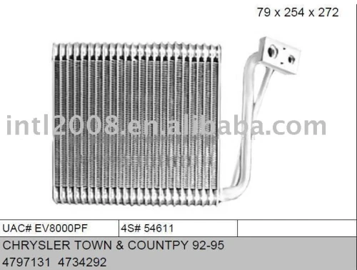 auto evaporator FOR CHRYSLER PT TOWN & COUNTRY 92-95
