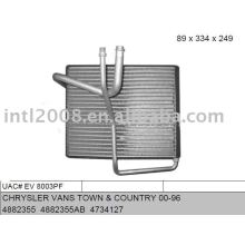 auto evaporator FOR CHRYSLER VANS TOWN & COUNTRY 00-96