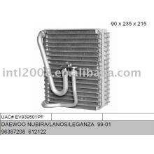 auto evaporator FOR DAEWOO NUBIRA / LANOS / LEGANZA 99-01