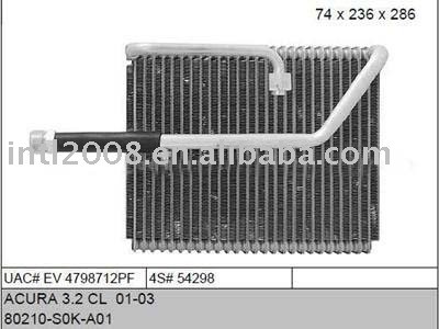 auto evaporaotor for ACURA 3.2 CL