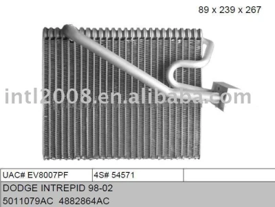 auto evaporaotor FOR DODGE INTREPID 98-02