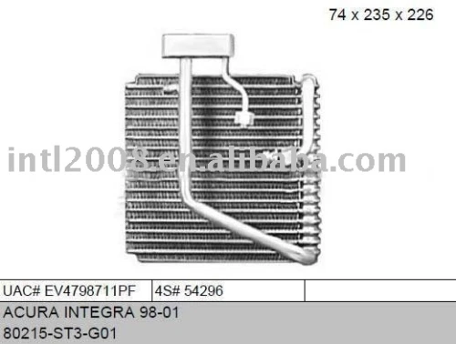 auto evaporaotor for Acura Integra 98-01