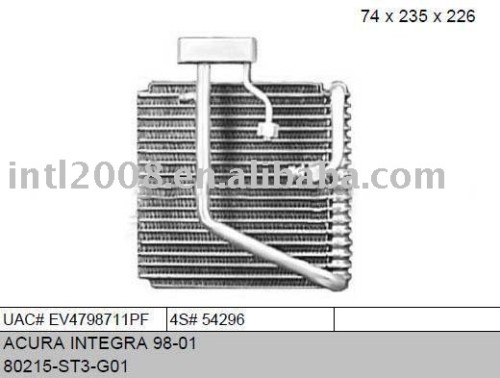 auto evaporaotor for Acura Integra 98-01