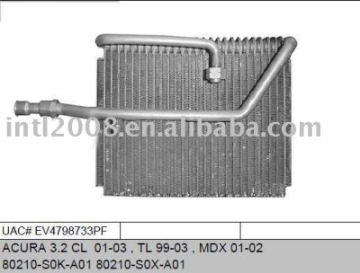 auto evaporaotor for Acura 3.2 CL 01-03, TL 99-03, MDX 01-02