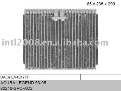 auto evaporaotor for Acura Legend 93-95