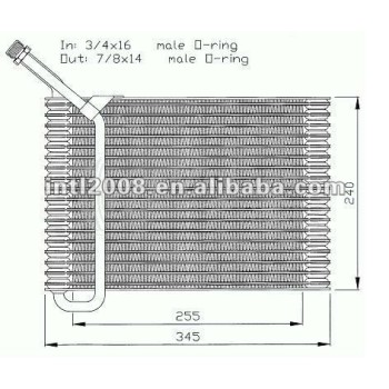 Auto ac evaporator for Volvo 740 /760 /780 /900 /940 /960