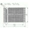 Auto ac evaporator for Volvo 740 /760 /780 /900 /940 /960
