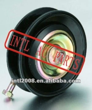 Auto Air Conditioner Tension Wheel / Auto Tensioner Pulley 6301 Bearing Idle Pulley