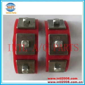 #8 13/32in STANDARD BARRIER Red Die Set for Mastercool 71500 Hydra-Krimp or 71550 AC Hose Crimper tool