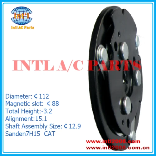 Sanden7H15 CAT compressor clutch hub Diameter:112 mm AUTO air conditioning factory