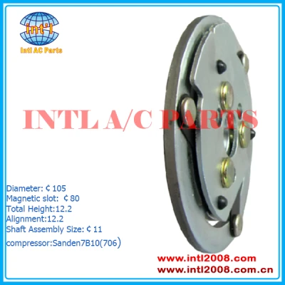 Sanden7B10 Compressor series clutch hub Diameter:105mm /Magnetic slot: 80 mm China manufacture
