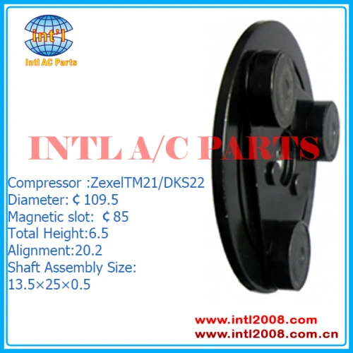 ZexelTM21/DKS22 compressor hub Diameter :109.5mm China auto air conditioning parts factory
