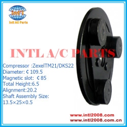 ZexelTM21/DKS22 compressor hub Diameter :109.5mm China auto air conditioning parts factory