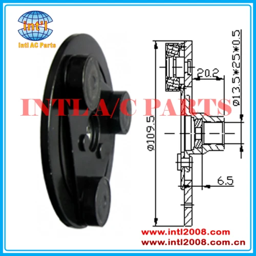 ZexelTM21/DKS22 compressor hub Diameter :109.5mm China auto air conditioning parts factory