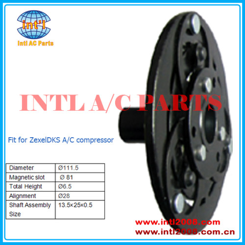 ZexelDKS A/C compressor clutch hub Diameter : 111.5 mm China auto air conditioning parts factory