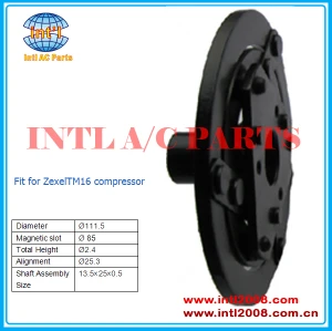 ZexelTM16 compressor clutch parts hub /auto air conditioner compressor ZexelTM16 hub Diameter:111.5 mm ,China factory