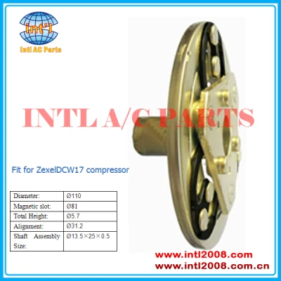ZexelDCW17 clutch hub /dust covers /plate auto compressor Diameter:110mm China manufacturer
