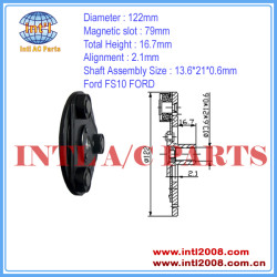 China factory manufacturer FS10 ac clutch hub Ford 13.6*21*0.6mm Auto a/c compressor clutch hub air conditioning compressor 122mm