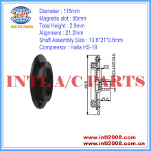 Halla HS-18/HS18 115mm ac clutch hub 13.6*21*0.6mm Auto a/c compressor clutch hub mass stock air conditioning China manufacturer factory