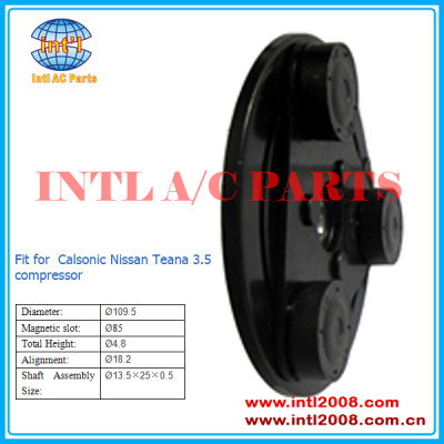 Clutch hub fit for Nissan Teana 3.5 car series AC compressor Calsonic hub /dust covers/plates Diameter:109.5mm China factory