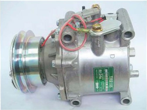 Band new R-134a Air Conditioning Compressor with 1 PK for sanden trs105 3215 Toyota revo