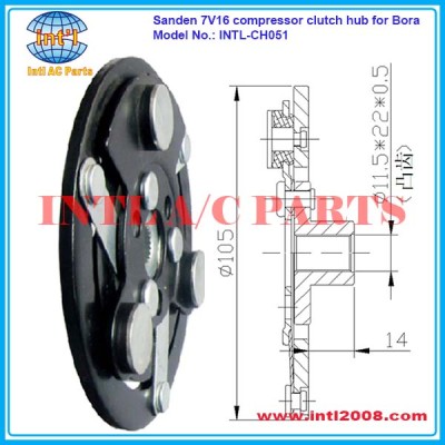 Sanden sd7v16 compressor clutch hub for Bora