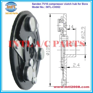 Sanden sd7v16 ac compressor clutch hub for Bora